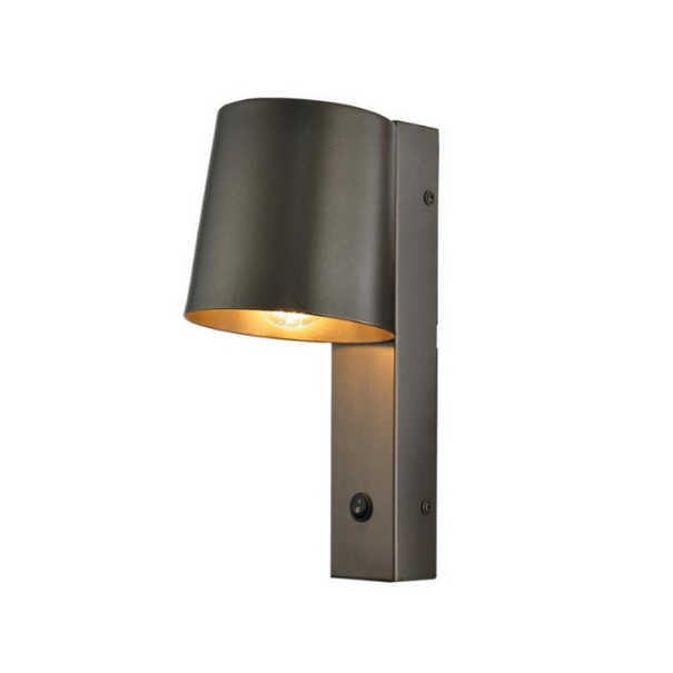 ETH Modern industriële wandlamp Priscilla 1-lichts Anodic brown