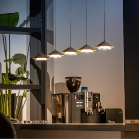 Hanglamp Jens 5-lichts taupe