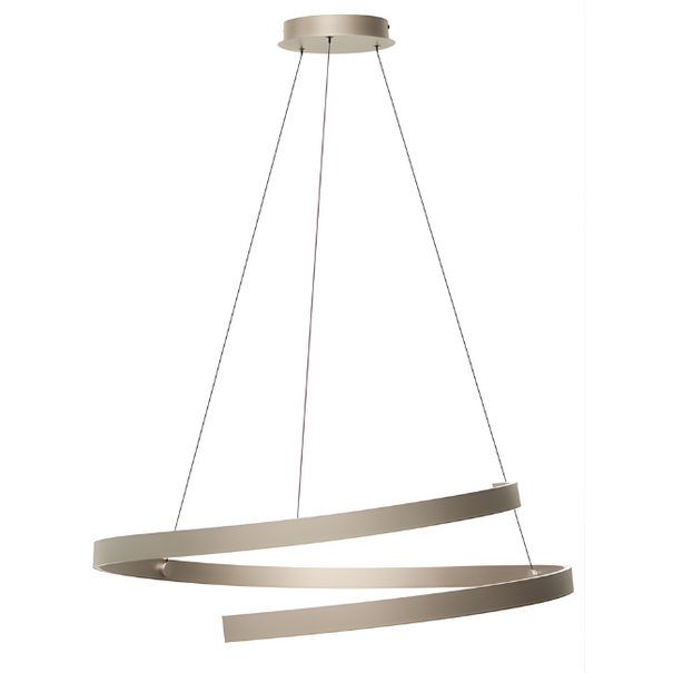 ETH Modern hotel chique hanglamp Remona 51W Champagne Ø80 cm