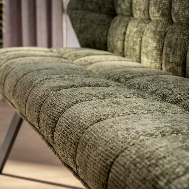 BelaLuz Moderne eetkamerbank Turn Hoven groen