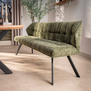 Moderne eetkamerbank Turn Hoven groen