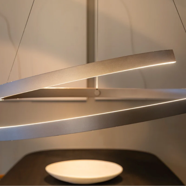 ETH Modern hotel chique hanglamp Remona 40W Champagne Ø60 cm