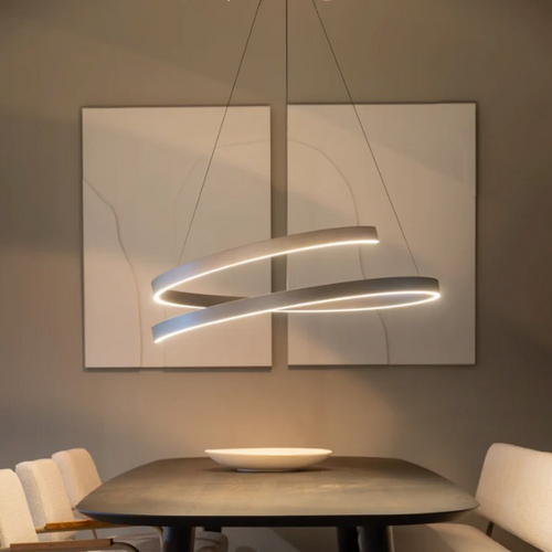 Modern hotel chique hanglamp Remona 40W Champagne Ø60 cm