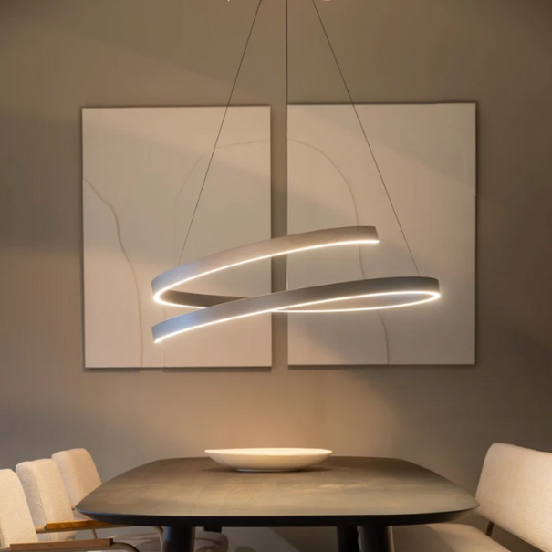 ETH Modern hotel chique hanglamp Remona 40W Champagne Ø60 cm