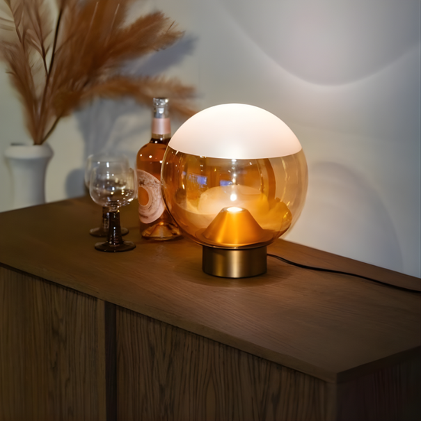 ETH Hotel chique design tafellamp Yvonne 1-lichts brons