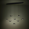 Stars of Lights Design hanglamp Paratebueno 8-lichts zwart ovaal