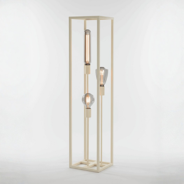 Freelight Moderne vloerlamp Palco 3-lichts 120 cm crème