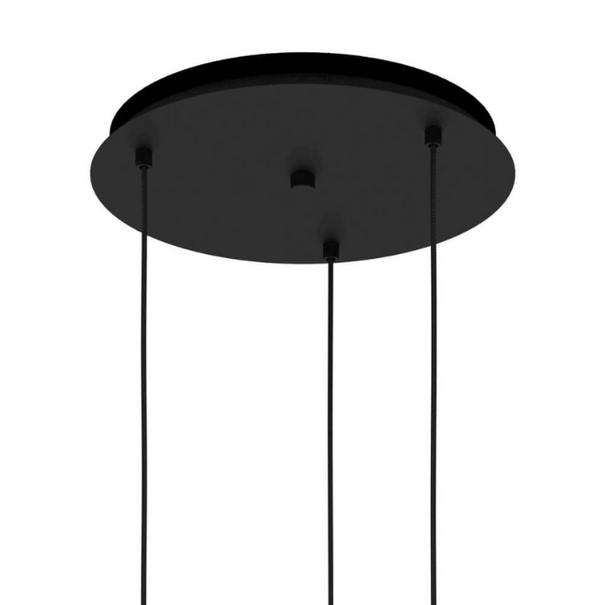 Stars of Light Moderne hanglamp Cordoba 3-lichts getrapt koper glas