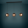 Stars of Lights Moderne hanglamp Cordoba 3-lichts koper
