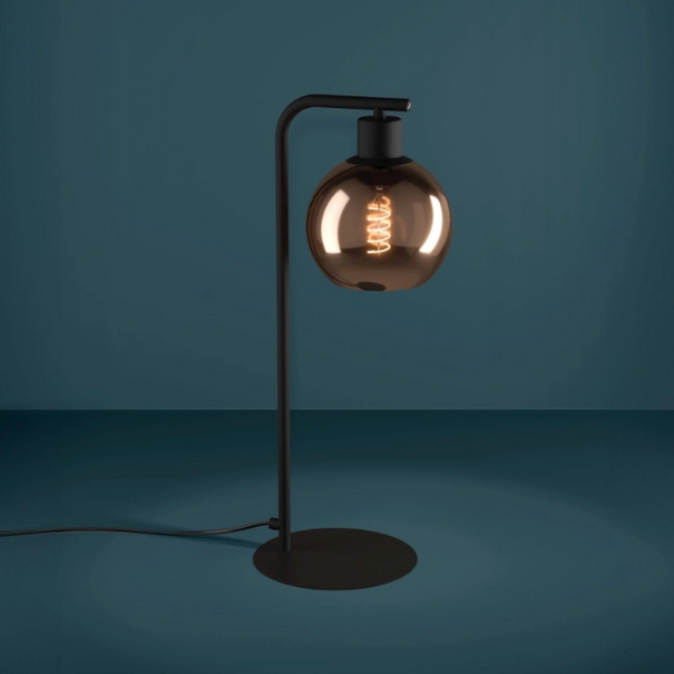 Stars of Light Moderne tafellamp Cordoba 1-lichts koperkleurig glas