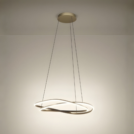 Hanglamp Guntin 2-lichts brons