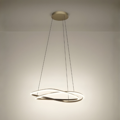 Hotel chique design hanglamp Guntin 2-lichts brons