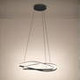 Modern design hanglamp Guntin 2-lichts grijs