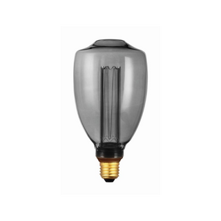 LED 5W lichtbron smoke 9x17 cm E27 3 standen memory