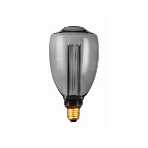 Lichtbron E27 LED 5W 9x17 cm smoke 3 standen memory