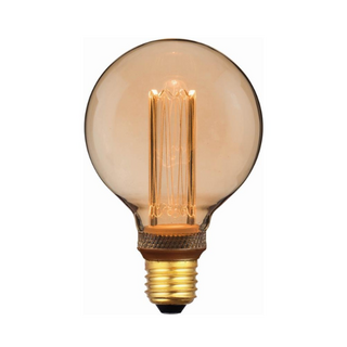 LED bol Ø9,5 cm amber 4,3W 3 standen memory