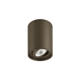 Opbouwspot Viggo 1-lichts Anodic brown kantelbaar