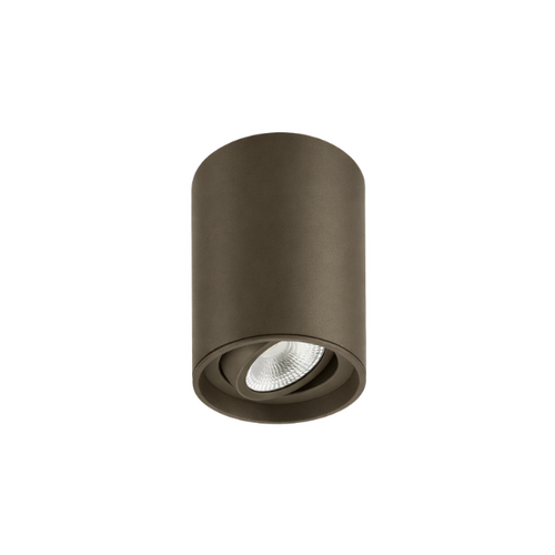 Modern industriële opbouwspot Viggo 1-lichts Anodic brown kantelbaarOpbouwspot Viggo 1-lichts Anodic brown kantelbaar