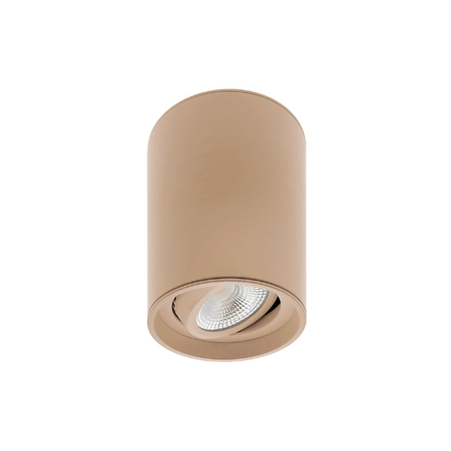 Moderne opbouwspot Viggo 1-lichts zand kantelbaar