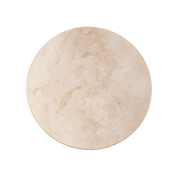 ETH Moderne Japandi plafondlamp Alysia 1-lichts travertin 23 cm