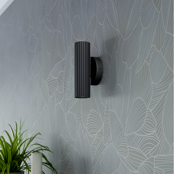 Stars of Lights Moderne wandlamp Portillo 2-lichts zwart