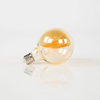 Lichtbron 6W Bol Ø9,5 LED filament goldline