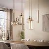 BelaLuz Modern hotel chique hanglamp Iselle 7-lichts beige
