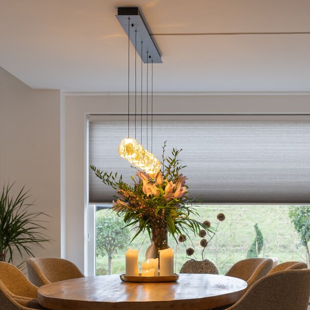 Highlight Modern design hanglamp Melina 5-lichts goud