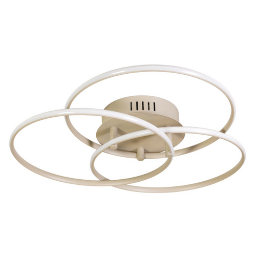 Modern Scandinavische plafondlamp Jasmijn 3-standen memory Ø42 cm 24 watt zand