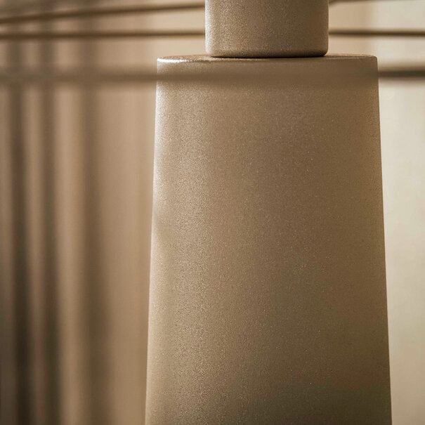 BelaLuz Modern industriële Vloerlamp Swirl 1-lichts Beige