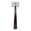 BelaLuz Modern industriële vloerlamp Swirl 1-lichts Urban brown