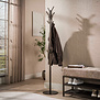 Modern industriële staande kapstok Lema Drift brown