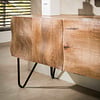 BelaLuz Design landelijke TV-meubel Tide Massief zandkleurig mangohout