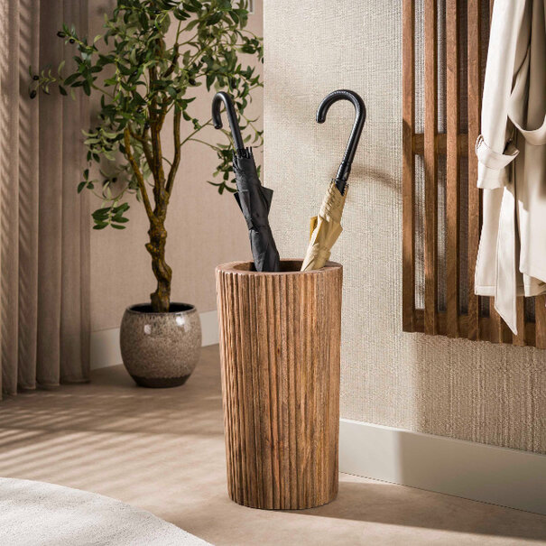 BelaLuz Landelijke paraplubak Drex Massief mango zand