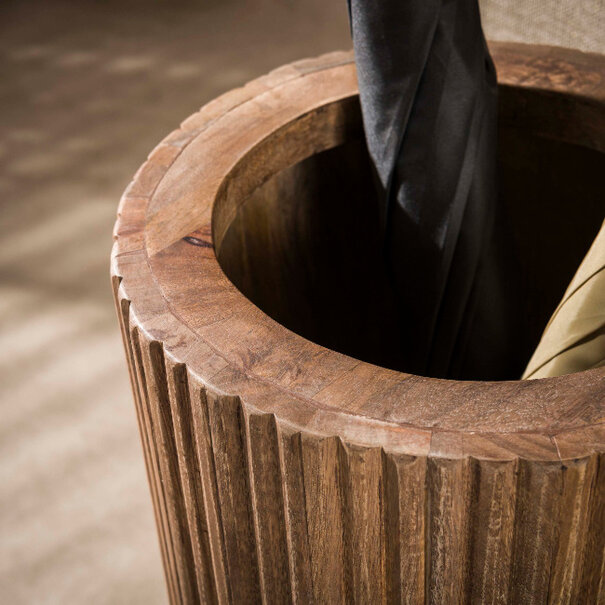 BelaLuz Landelijke paraplubak Drex Massief mango zand