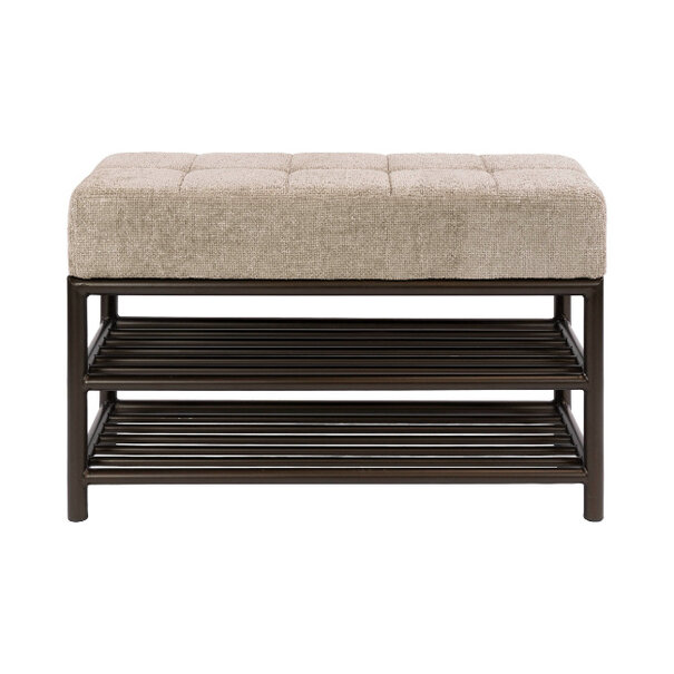 BelaLuz Modern hotel chique schoenenbank Lema 85 cm Drift brown