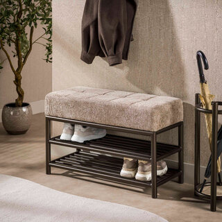 Schoenenbank Lema 85 cm Drift brown