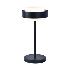 Tafellamp Puleggia 1-lichts zwart