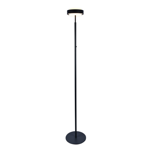 Modern minimalistische vloerlamp Puleggia 1-lichts zwart
