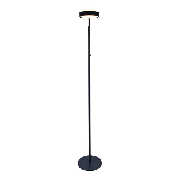 Freelight Modern minimalistische vloerlamp Puleggia 1-lichts zwart