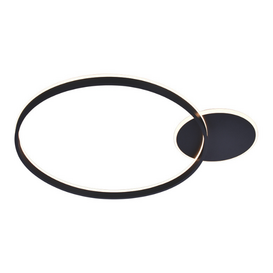 Plafondlamp Orlo zwart Ø76 cm