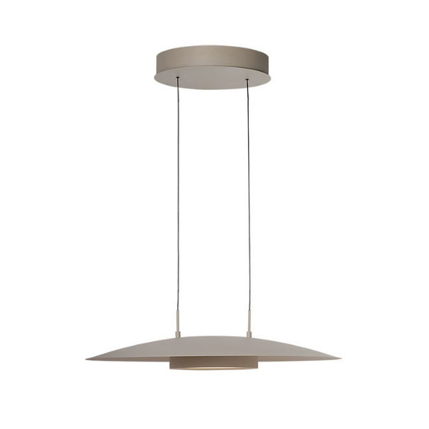 Freelight Moderne hanglamp Lastra crème Ø60 cm
