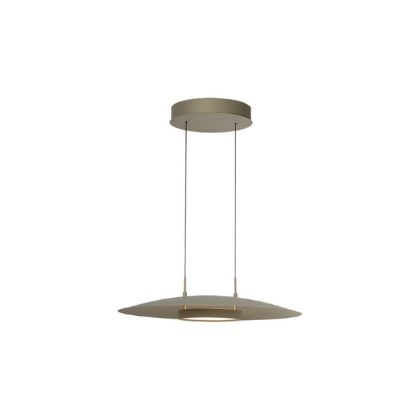 Freelight Modern industriële hanglamp Lastra olijfgroen Ø60 cm