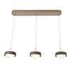 Freelight Moderne hanglamp Puleggia 3-lichts Balk olijfgroen
