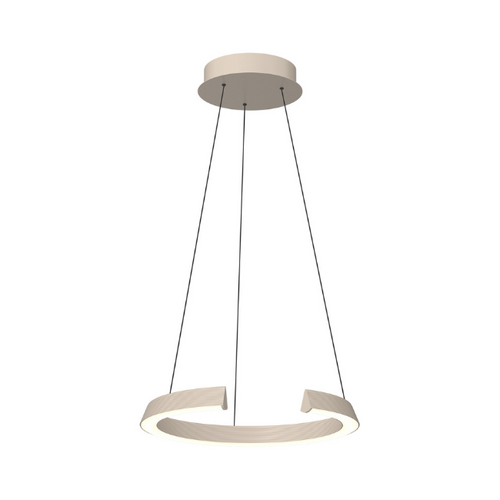 Modern design hanglamp Cavallo 36W crème Ø50 cm