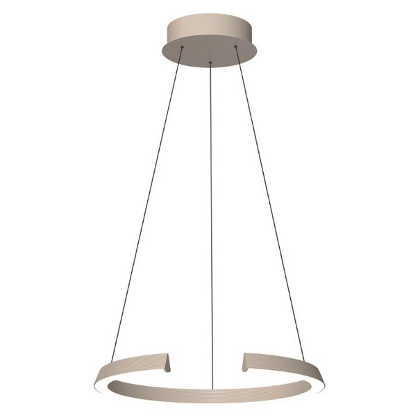 Freelight Moderne design hanglamp Cavallo 42W crème Ø65 cm