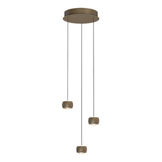 Hanglamp Cosmo 3-lichts getrapt brons