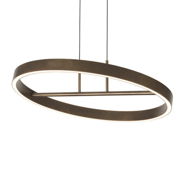 Freelight Moderne hanglamp Livello 47W brons Ø60 cm
