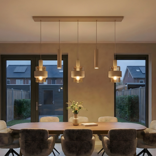 Hanglamp Marrone 5-lichts zand