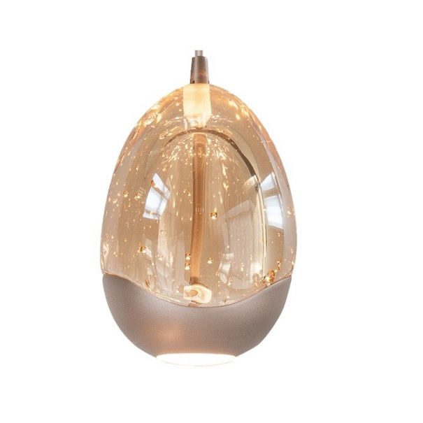 Highlight Moderne design hanglamp Champagne Egg 5-lichts getrapt